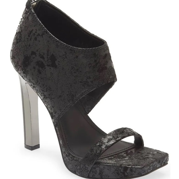 Dkny Shoes - DKNY metallic gunmetal heels sz 6.5/7